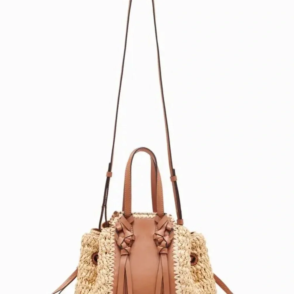 ULLA JOHNSON Rafia Handbag - Picture 1 of 12